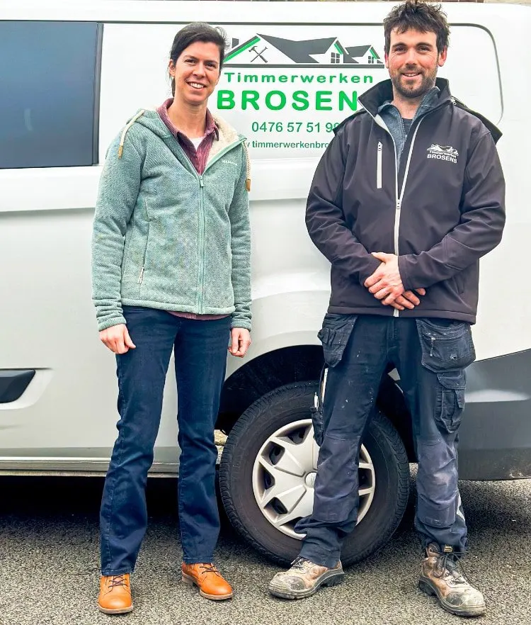 Beeld uit het project van Timmerwerken Brosens