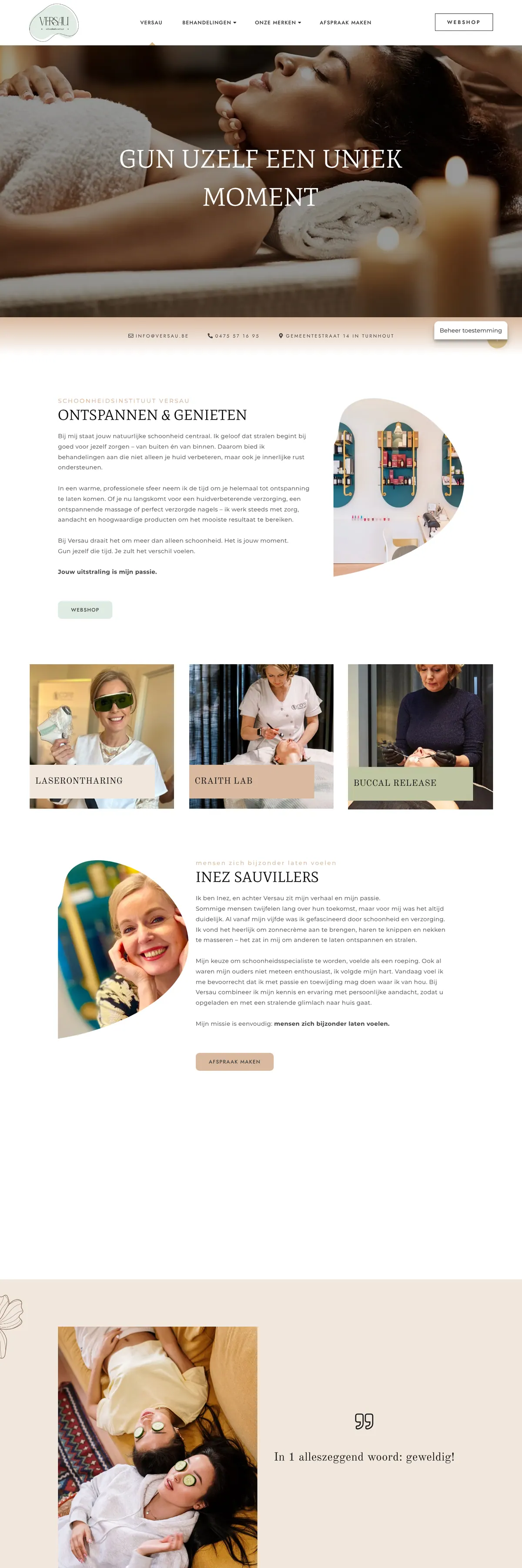 Website van Versau